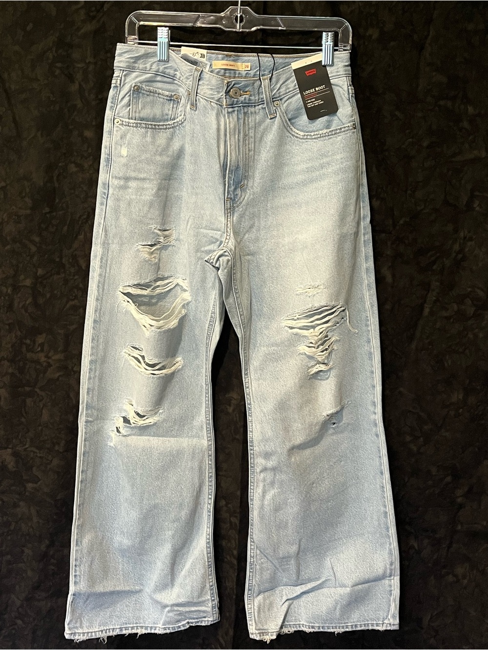 Levi's Loose Bootcut Jeans NWT 28x29 light wash